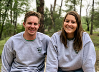 Crewneck Sweatshirt -FOREST GREEN LOGO ON SALE!