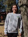 Crewneck Sweatshirt -FOREST GREEN LOGO ON SALE!